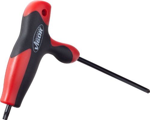 VIGOR V2490 T-greep schroevendraaier voor binnen, torx-schroeven