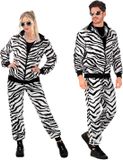 Finidi Trainingspak zebra Milan Unisex M Wit/Zwart
