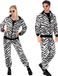 Finidi Trainingspak zebra Milan Unisex M Wit/Zwart