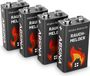 Absina pile 9V 4 pièce(s)