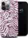 Selencia Vivid Backcover - Trippy Swirl Dark Rose - iPhone 15 Pro Max