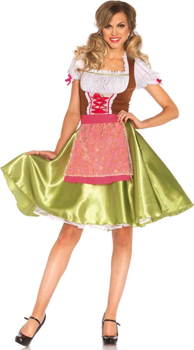 Leg Avenue Darling Greta Costume (Small, Multi-Colour)