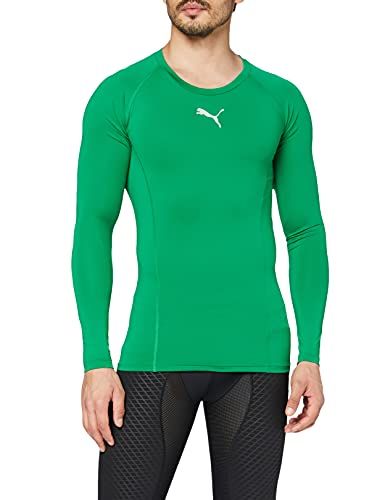 PUMA Unisex Liga Baselayer Tee Ls 655920 T Shirt - Pepper Green - L