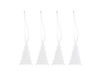 Cooee Design Cooee suspensions de Noël en acier inoxydable, lot de 4 Arbre