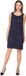 Bellivalini Robe – Longueur genou Dentelle – Robe – Festive – Robe d'été – Bleu foncé – XL