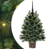vidaXL Sapin de Noël artificiel avec 150 LED, Vert, 75 cm