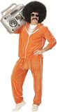 Widmann 80s Trainingspak Maaskant Fluweel Man Medium Carnaval kostuum Verkleedkleding