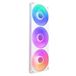 NZXT F360 RGB Core - 360mm Enkelram RGB-fan - Wit