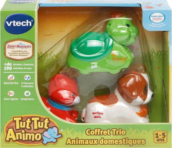 VTECH - TUT TUT ANIMO - Trio-set Domestique 2 - 6+ jaar