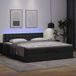 Maison Exclusive - Cadre de lit ottoman avec matelas, noir, 200x200 cm, similicuir