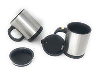 TEMPO DI SALDI 2 x 350 ml thermo-beker, elektrische glazen, automatische elektrische glazen