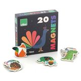 Vilac Set met 20 dierenmagneten van Andy Westface