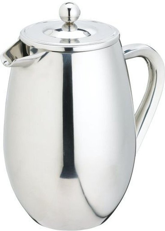 La Cafeti&#232;re Cafetiere RVS - Dubbelwandig - Geisoleerd - 1 liter / 7 kops