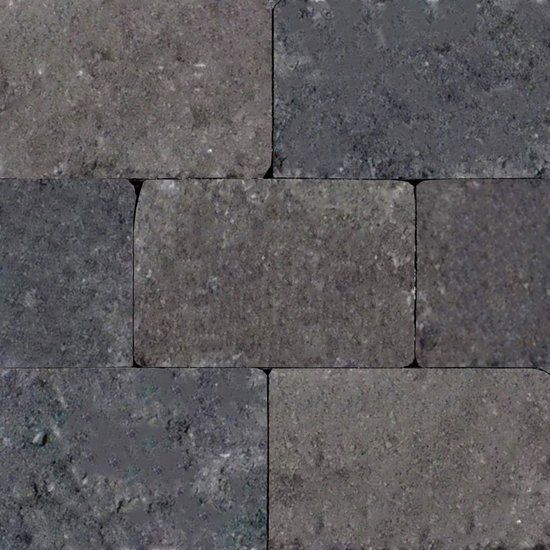 Merkloos Gardenlux Pebblestones Plus 20 x 30 x 6 cm tuintegel Paars/Bruin