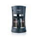 Ufesa CG7114 Capriccio Koffiezetapparaat, 6 kopjes, 0,6 Ltrs, 600W, Glazen kan, Herbruikbaar filter, Verwarmingsplaat met antiaanbaklaag, Druppelsysteem, Automatische uitschakeling, Donkerblauw