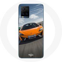 Maniacase Hoesje voor Vivo Y21s 2021 / Y21 2021 Formule 1 McLaren Orange
