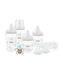 NUK Perfect Match Perfect Start Babyflessen Set | 0-6 M | 4 x Anti-Koliek Voedingsflessen (150ml, 260ml), 2 x Spenen, 1 x Perfect Match Luchtfopspeentjes, 1 x Flessenborstel | Regenboog | 8 Stuks