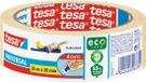 tesa® Economy Afplaktape 30mmx25m geel | 10 stuks