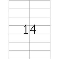 HERMA Special - Papier - mat - permanent zelf-klevend - rood - 105 x 42.3 mm 280 etiket(ten)