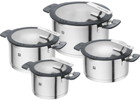 ZWILLING Simplify Pannenset - 4-delig - Zwart/Zilver