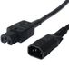 Bachmann C15 - C14 câble d'alimentation pour UPS/PDU | 3x 1,50mm (PVC) | Noir | 1,5 mètre