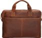 Hide & Stitches Japura Laptoptas 15,6 inch - 100% Leer - Cognac