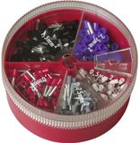 Cimco 187603 Assortiment adereindhulzen Deels geïsoleerd 1 set(s) Tin