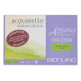 Honsell Fabriano Artistico Acquarello Watercolour, extra wit, grove korrel, 30,5 x 45,5 cm, 20 vellen 300 g/m²