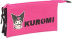 Safta Kuromi Triple Etui Roze Man