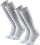 DANISH ENDURANCE Compressiekousen Dames & Heren - 21-26 mmHg - Wit - Maat 43-47 - 2 paar