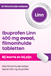 Linn Pharma Ibuprofen 400mg Blanc Comprimé (20 comprimés)