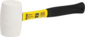Strend Pro Rubberhamer HM212, 450 g, witte kop, PVC-handvat, TPR, steellengte 310mm