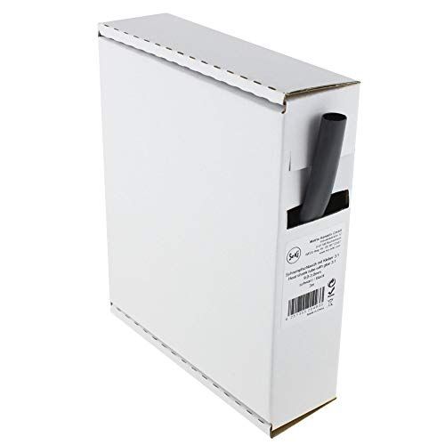 Krimpkous Icecat Krimpkous zwart 3:1 met lijm, 9,0-3,0mm, 3 meter - dispenser box