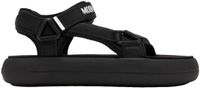 Moon Boot Sandalen Zwart Unisex Volwassenen Platte Sandalen Synthetisch Klittenband 39