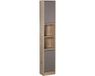 Homcom Badkamerkast - Hout - 30x24x170cm - Wit