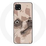 Maniacase Hoesje voor Samsung Galaxy A22 5G Chihuahua hondenras