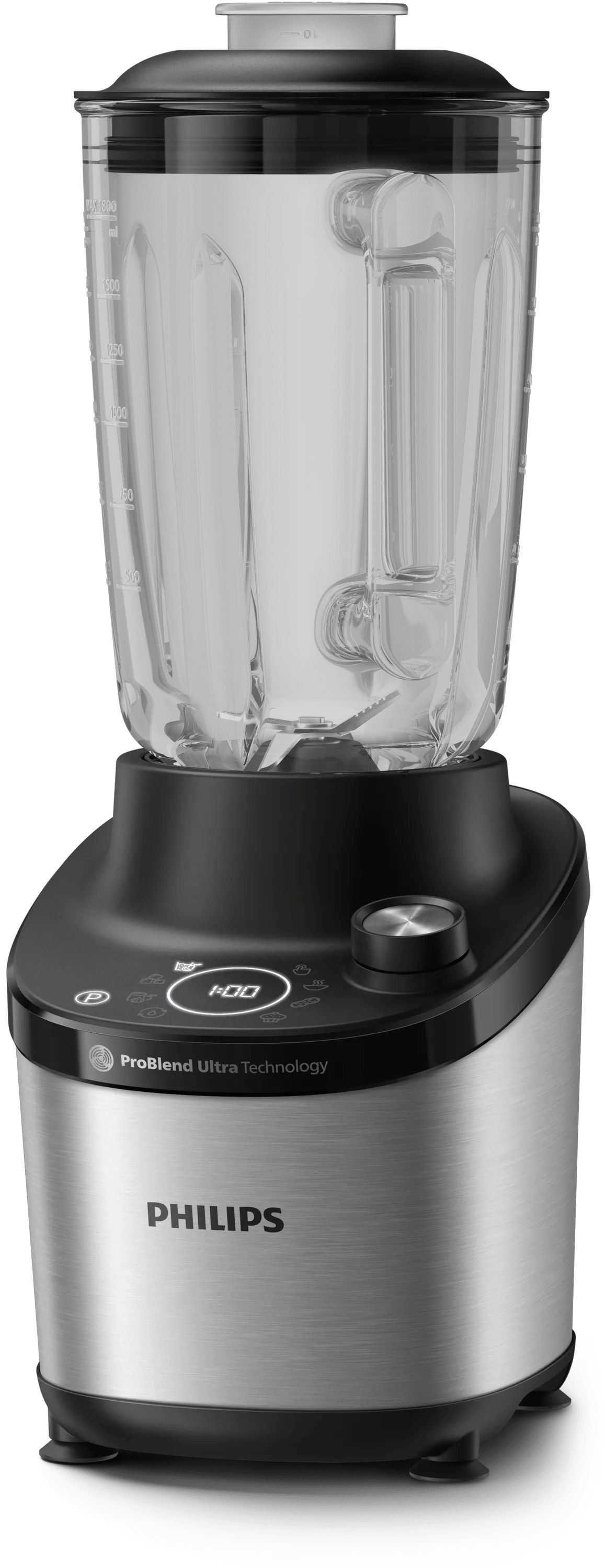 Philips 7000 Series HR3760/00 High-speed Blender - 1500W - Black & Metallic