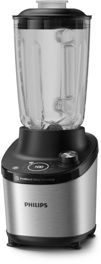 Philips Serie 7000 HR3760/00 Blender haute vitesse - 1500W - Noir & Métallique
