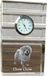 Art-Dog Chow Chow horloge tricolore avec chien