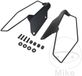 Side SHAD Side Bag Holder - Brixton 500 Crossfire, Black, Polyester