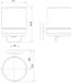 Emco Zeepdispenser, Glas, Wit