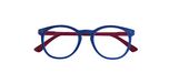 El Charro Leesbril model Louisiana blauw/rood, dioptrie +3-1 product