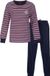 Irresistible Dames Pyjama - Lange Mouwen - Donker Blauw - Maat L