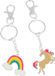 NOVA Inca Keychain Rainbow Unicorn (2 pcs)