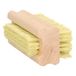 Merkloos / Sans marque Houten nagelborstel - tweezijdig - 10 x 4 cm