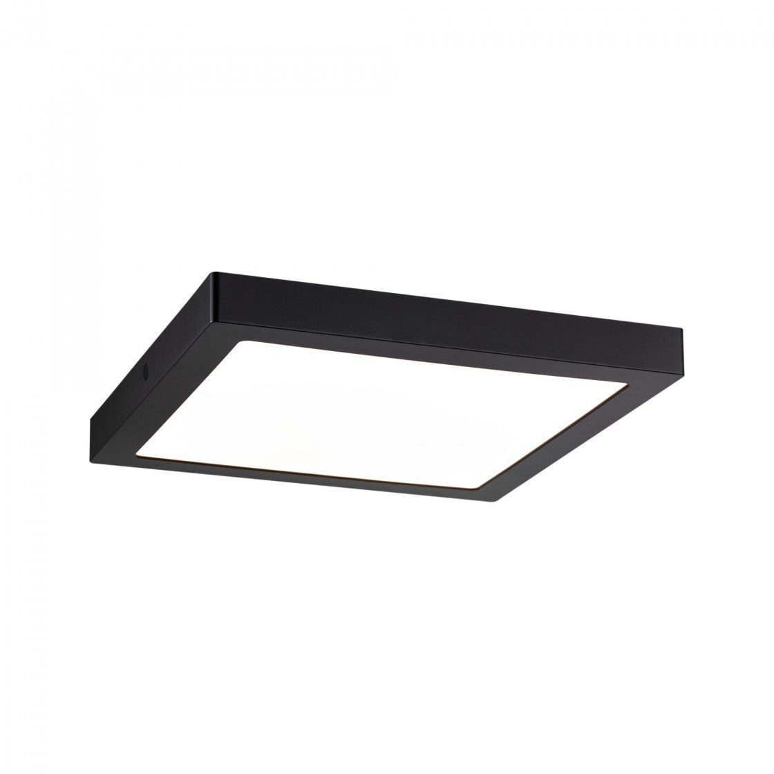 Paulmann Abia LED Paneel - Vierkant - 30x30cm - Zwart - 24W - Warm Wit
