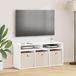 Maison Exclusive - meuble bas avec tiroirs blanc 102 x 32 x 48,5 cm