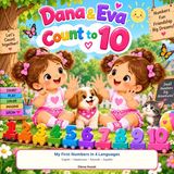 Dana & Eva Count to 10: My First Numbers in 4 Languages: English, Ukrainian, Russian & Spanish