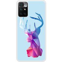 Redmi Bedrukt siliconen hoesje compatibel met Redmi 10 Cerf Hipster Bleu