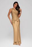 Ombre Avondjurk 'Blanca' goud